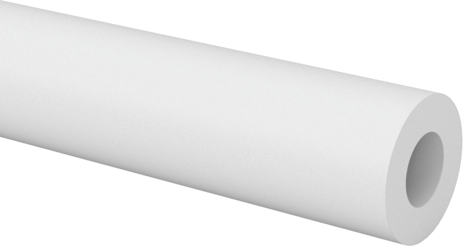 Kimyasallara Dayanıklı Kaygan PTFE Tüp, 1/4" Dış Çap x 1/8" İç Çap