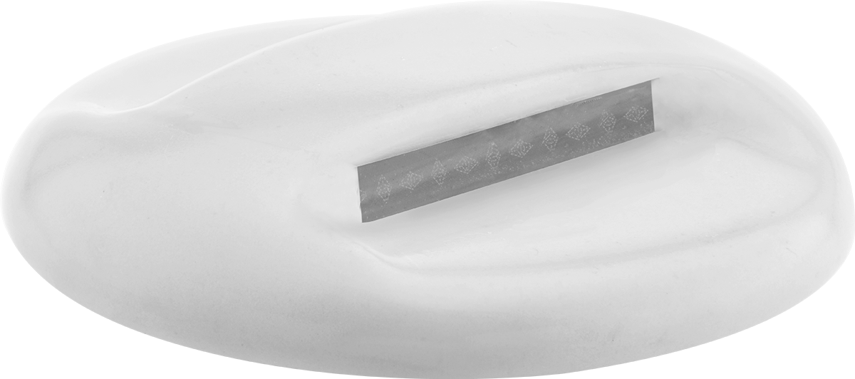İki Yönlü Görüşlü Trafik Reflektörü, Yapıştırmalı Montaj, 1/4" Yükseklik x 3" Genişlik Reflektör
