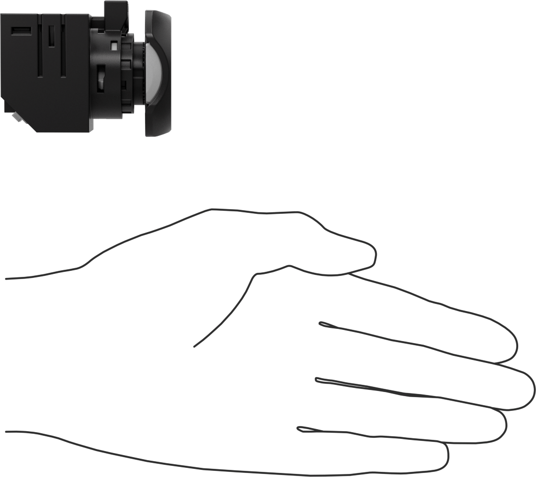 22 mm Panel Montajlı Anahtarlı RFID Okuyucu, Ethernet/IP, MODBUS Tcp/IP
