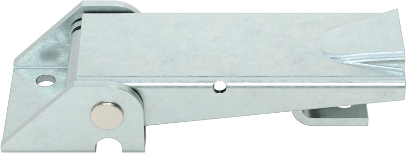 Ayarlanabilir Tutamaklı Çekme Mandalı, Çinko Kaplı Çelik, 3-1/16" Uzunluk x 1-1/8" Genişlik, 200 lb. Kapasite