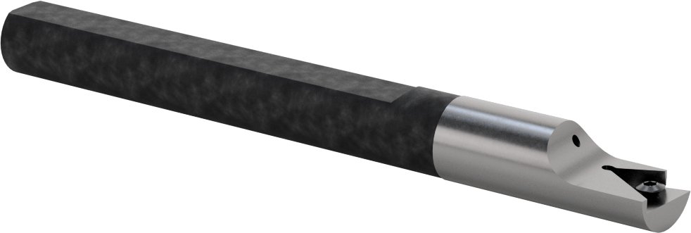 Delik Açma Karbür Uç Tutucu, Kod Scbi, Sağ Yönlü, 5/8" Şaft Çapı, 1/8" Ek Parça Kalınlığı için