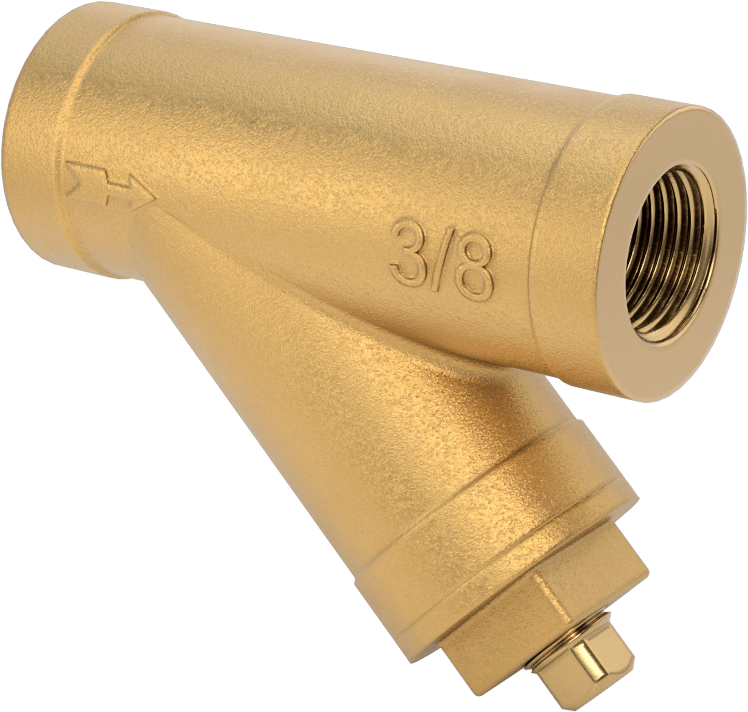 Orta Basınçlı Bronz Y-Süzgeç, 3/8 NPT