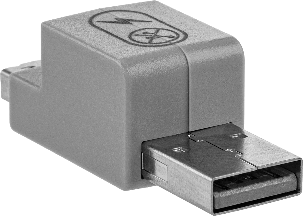 Erkek x Dişi Veri Engelleme USB A Adaptörü — Adaptör, -, Düz