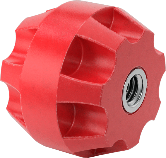 Elektrik Yalıtımlı Dişi Dişli Ara Parçası, Plastik, Yuvarlak, 1-3/4" Dış Çap, 1-3/8" Uzunluk