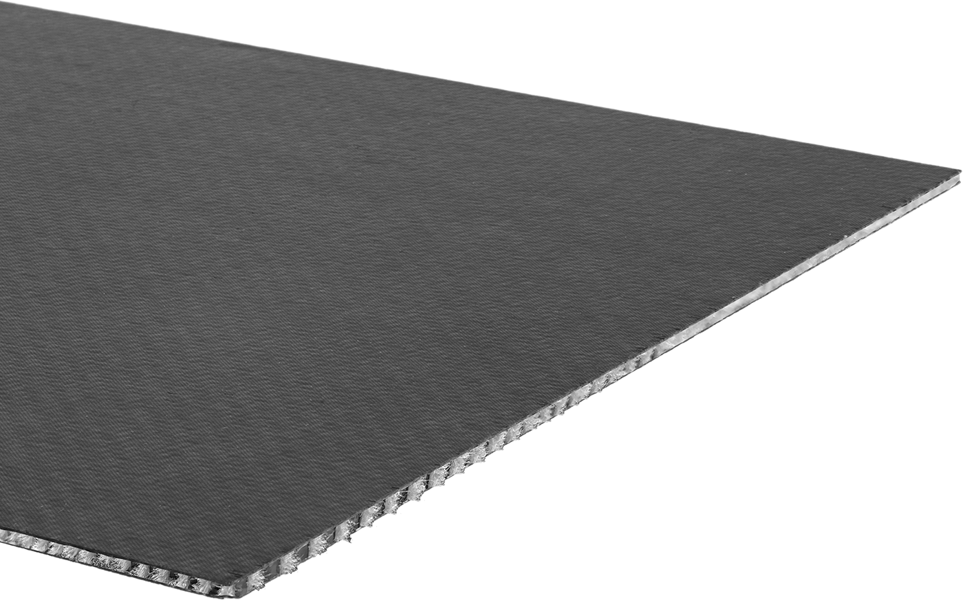 Kompozit Aramid Bal Petek Paneli, Fiberglas Yüz, 1/8" Kalınlık, 12" Genişlik x 12" Uzunluk