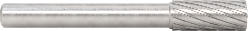 1/4" Çaplı Şaftlı Karbür Freze Ucu, Düz Kesici Silindir, Ticaret No. Sb-2, Tek Kesim