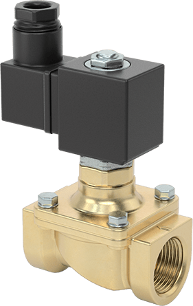 Pirinç Gövde Solenoid Açma/Kapama Vanası, Normalde Açık