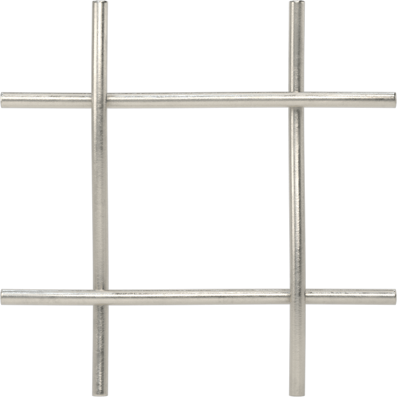 304 Paslanmaz Çelik Tel Örgü, 3 Fit Genişlik, 1 x 1 Örgü Boyutu, 0.920" Açıklık Boyutu, 1 Fit Uzunluğunda