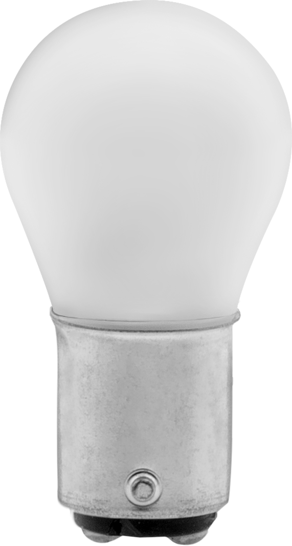 Minyatür Ampul, Bayonet Taban, Çift Kontak, Konik, Ticaret No. 1076If — 12.8V AC/12.8V DC, Buzlu, 1076IF