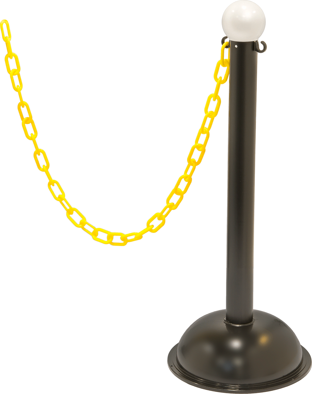 3" Çaplı Direk için Plastik Ek Zincir Bariyeri — Plastic, Polyethylene, Dış Mekan