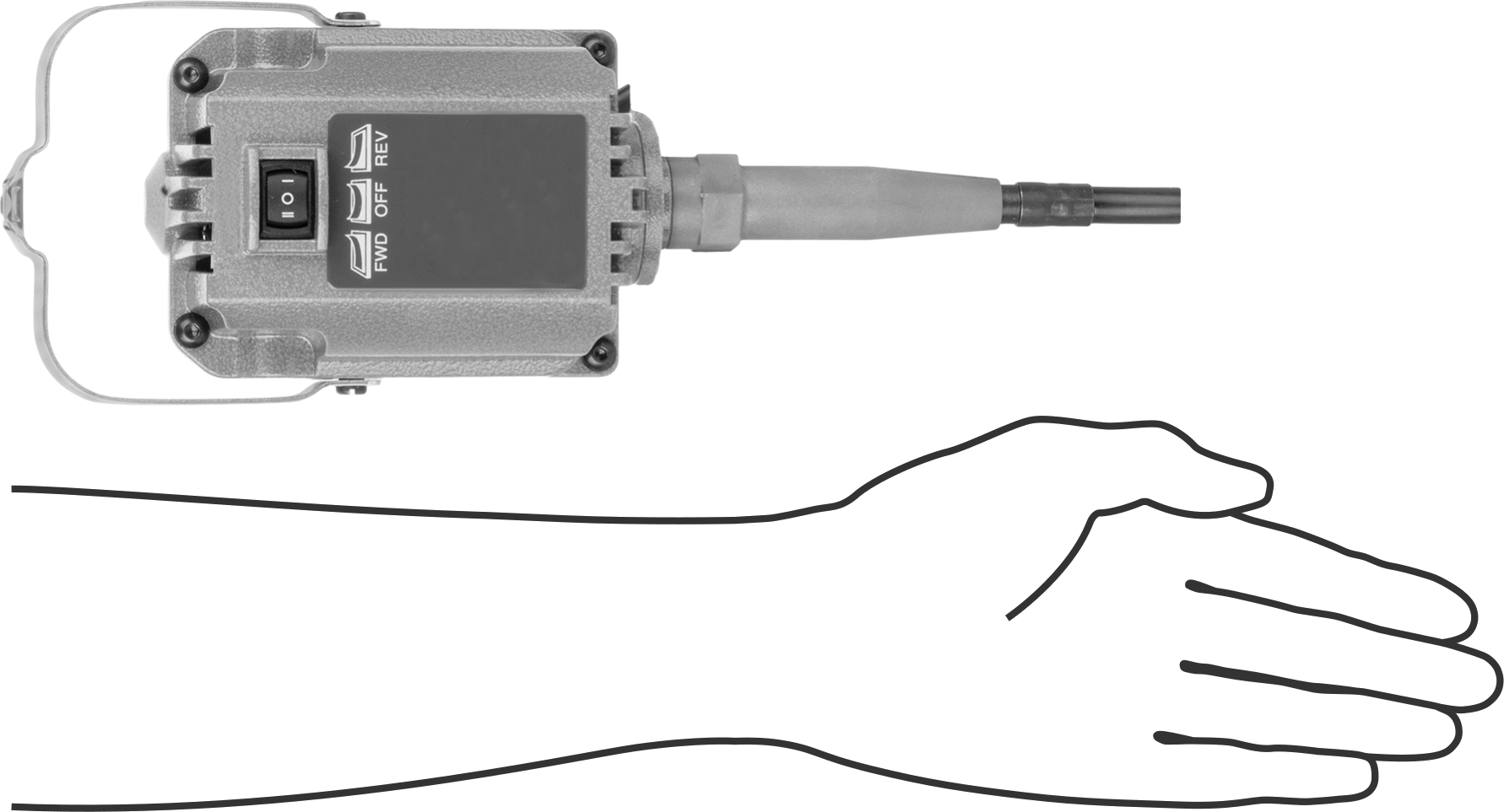 Elektrikli Esnek Milli Uç ve Bur Kalıp Taşlama Makinesi, Asma, 3/32", 1/8", 5/32" Şaft Çapı, 18000 rpm