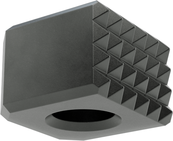 Yan Tutucu, Ultra İnce Tırtıklı, 3/8" Genişlik x 1/4" Yükseklik