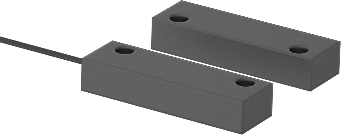 Manyetik Çalıştırmalı Anahtar, Tel Uçları, Plastik, SPST-NC, 150V DC, 1/4" Maksimum Algılama