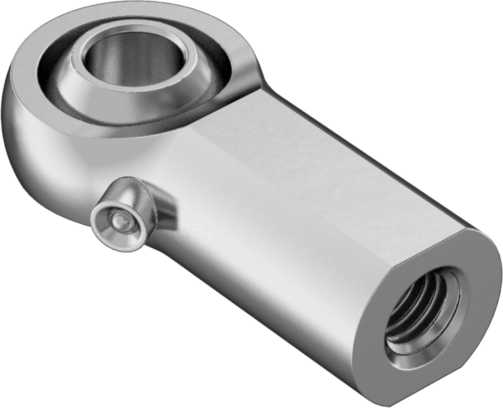 Yağlı Bilyeli Mafsal, Bağlantı Parçalı Çubuk Ucu, M8 x 1.25 mm İç Diş