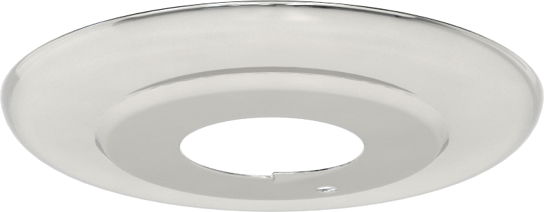 Yangın Sprinkler Başlıkları için Kapak Plakası, Katı, 3/4 Boru Boyutu için, 1/4" Derinlik — Katı, Krom Kaplama, 3⁄4