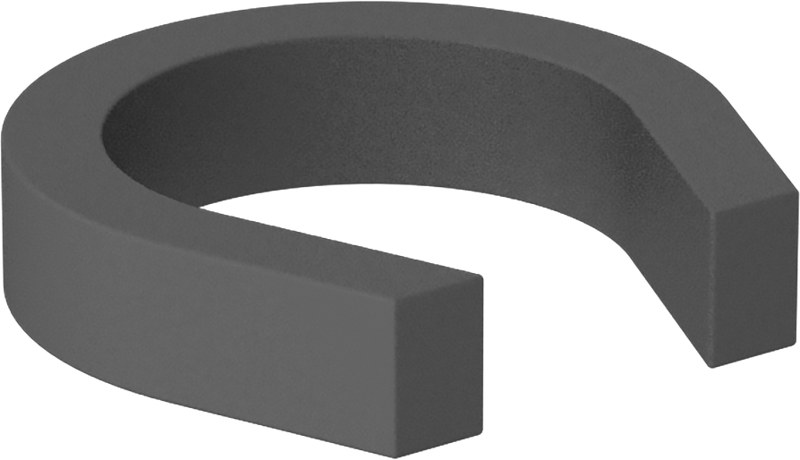 Alnico At Nalı Mıknatısı, 1/4" Kalınlığında x 1-7/64" Genişliğinde