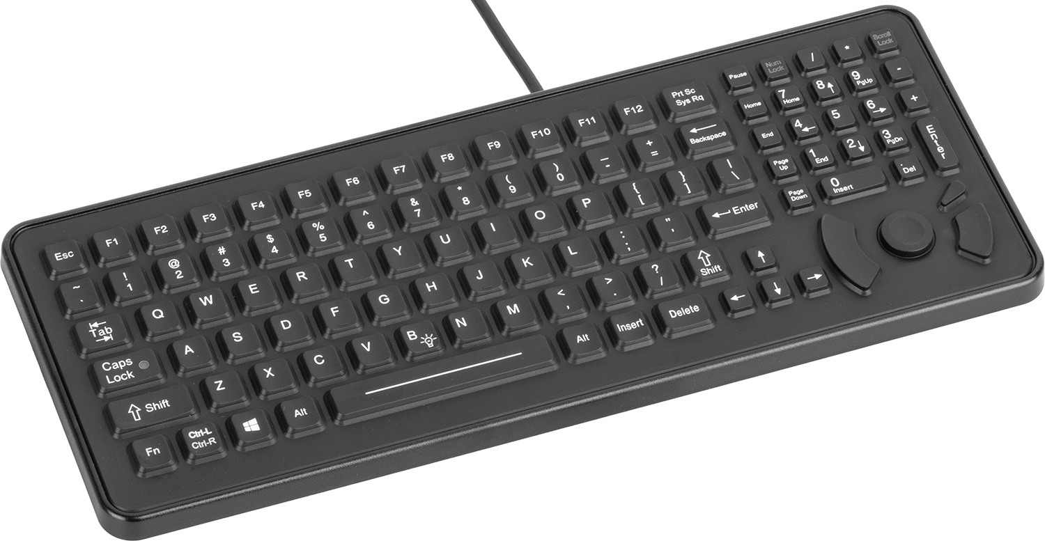 Dayanıklı Klavyeler, DIN Bağlantı, 14-7/8" Genişlik