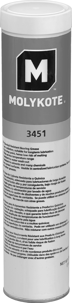 Dupont Molykote, 3451 Kimyasal Dayanıklı Rulman Gres Yağı, 19.4 FL.oz Kartuş