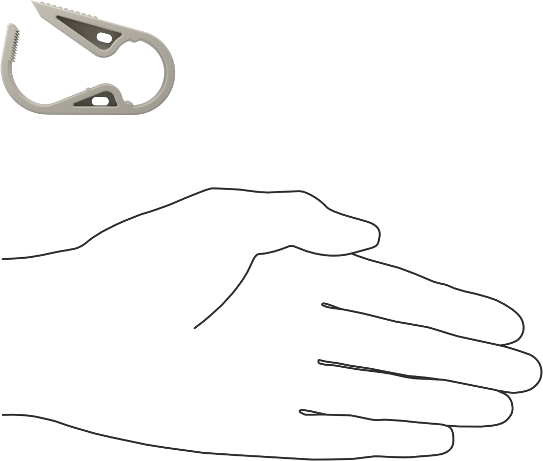 Temassız Akış Ayar Valfi, Tırnaklı Tutamak, Polyester Plastik, 3/32" ila 3/4" Boru Dış Çapı için