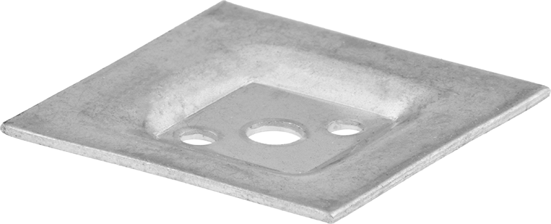 Fiberglas Çubuk Izgara Klipsi, Standart, 1-1/2" Genişlik x 1-1/2" Uzunluk için — 316 Stainless Steel, Stainless Steel