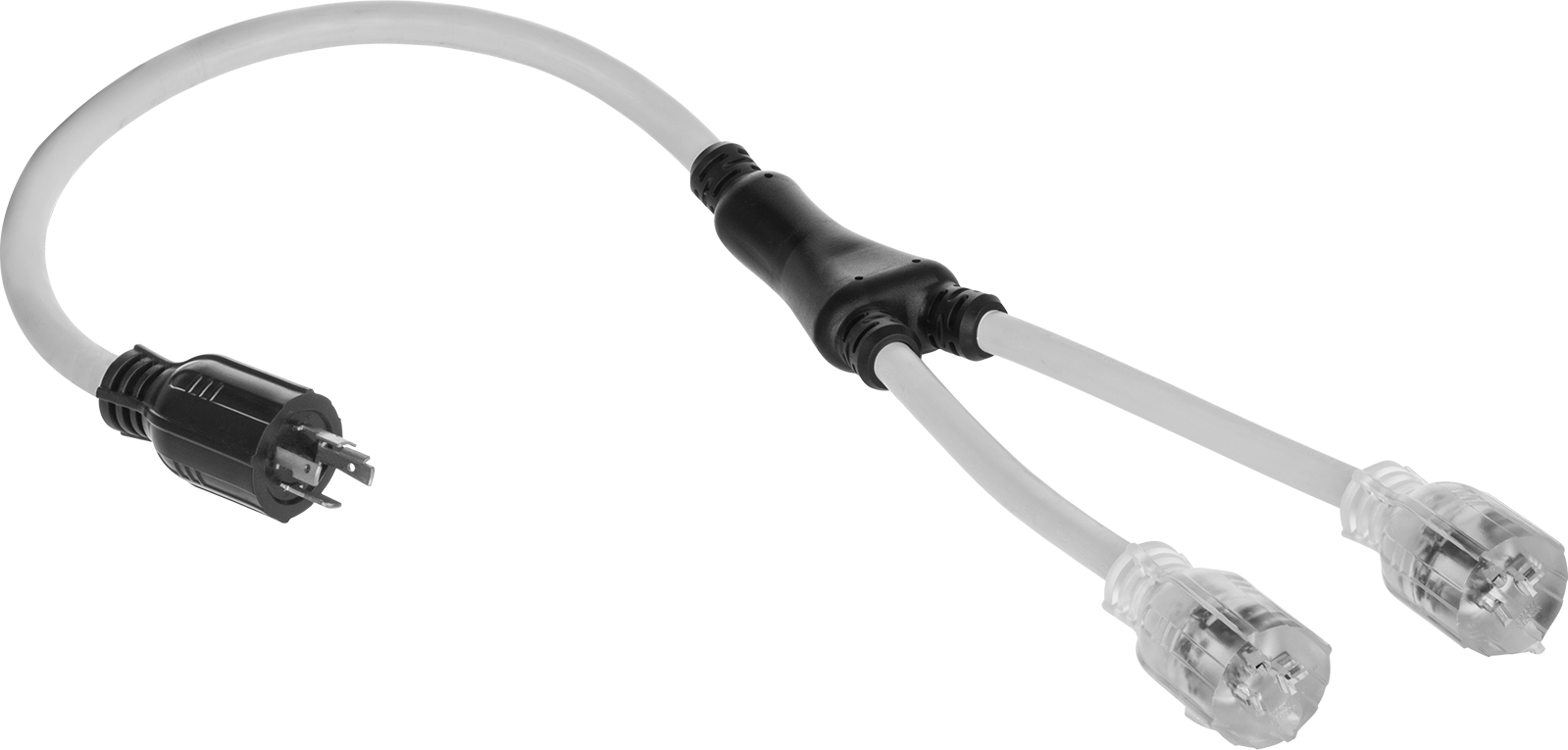 NEMA L14-20 Fiş x NEMA 5-20 Priz Adaptörü — 20 amp, 125V AC, 3 ft.