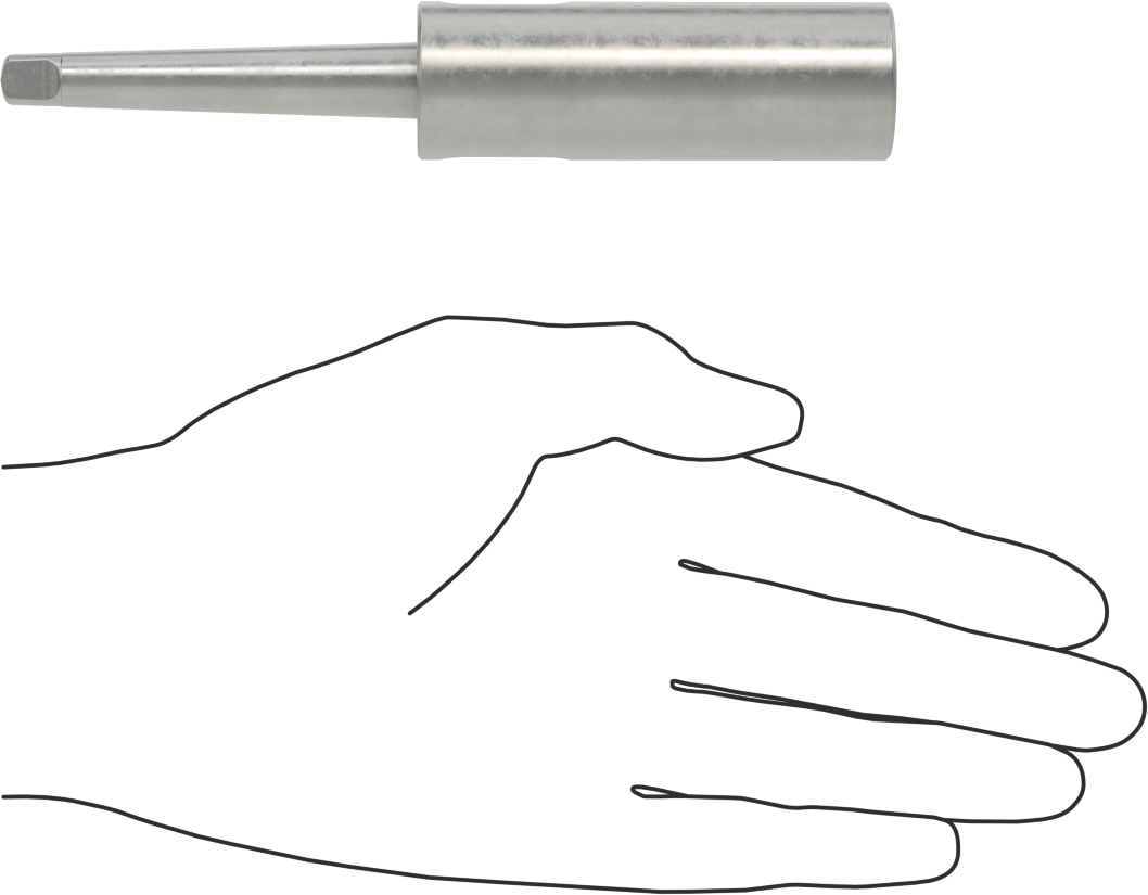 Uzatma, 1 Numaralı Dış x 1 Numaralı İç, Çelik, 5-5/8" Toplam Uzunluk