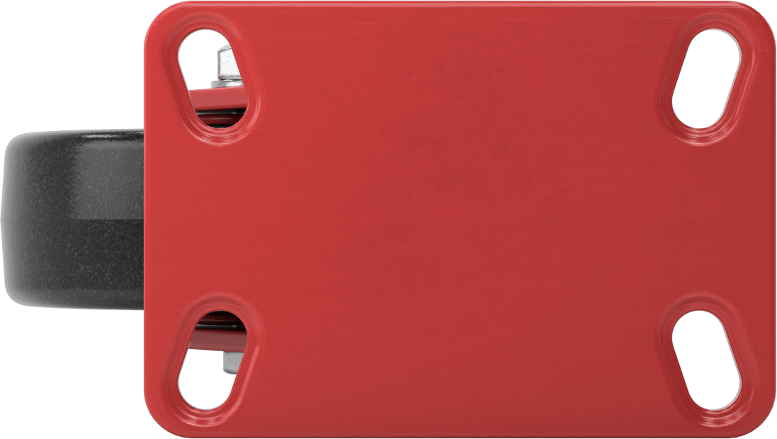 6-1/2" x 4-1/2" Plakalı Yüksek Kapasiteli Kingston Tekerlek, 6 inç Çapında Fenolik Tekerlekli Döner Tekerlek