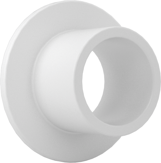 Kuru Çalışan Yağ Dolgulu Naylon Burçlu Yatak, 1/4" Mil Çapı için, 1/4" Uzunluk, 1/2" Flanş Dış Çapı