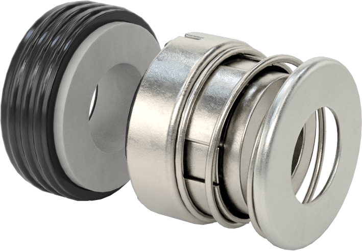 Uzatılmış Yaylı Mekanik Pompa Mili Contası, Viton® Conta, 12 mm Şaft Çapı için