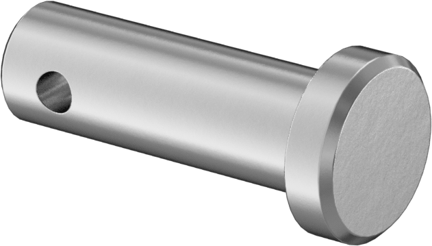 18-8 Paslanmaz Çelik Çatal Pim, 1/4" Çap, 9/16" Kullanılabilir Uzunluk