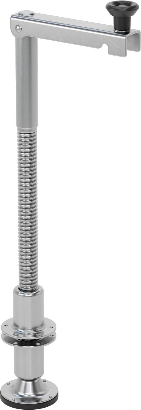 Seviyeleme Krikosu, Delikli Montajlı Yuvarlak Plaka, 4-1/2" ila 21-1/2" Yükseklik