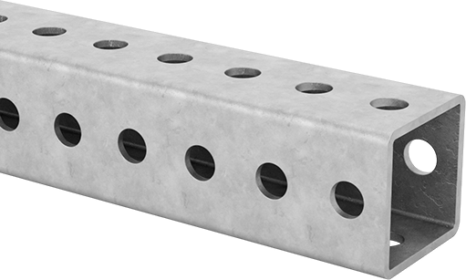 Cıvatalı Çelik Çerçeve Rayı, Galvanizli