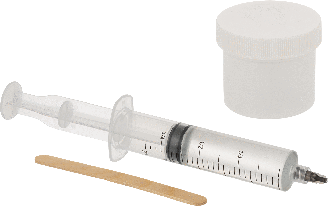 Isı Transferli Epoksi Kaplama Bileşiği, Ayarlanabilir Sertlik, Kavanoz ve Şırınga, 1.6 FL. oz — 450° F, 1.01 W/(m⋅°C), -100° F