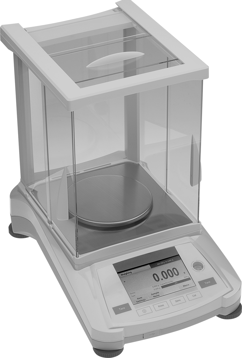 Sayım Terazisi, 0.49 lbs. Kapasite, 3-1/2" Çaplı Platform