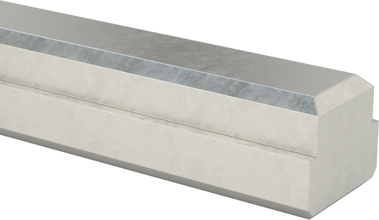 Step Makine Kama Çeliği, Şaftlar için, Karbon Çelik, 5/8" Genişlik x 5/16" Yükseklik Mil Yiv