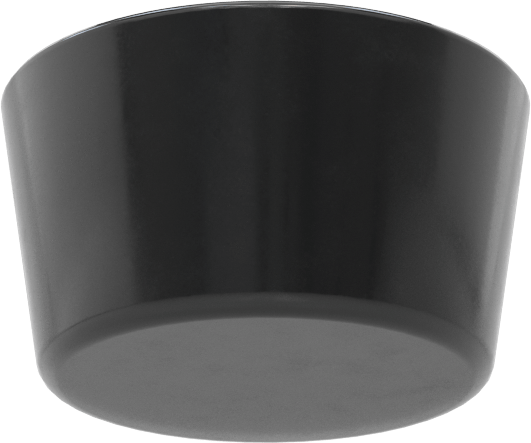 SBR Kauçuk Konik Tapa, Anma Ölçüsü 9.5, 1-35/64" ila 1-3/4" İç Çap için, Delik Olmadan