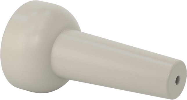 Nozul, Akış Püskürtme, 1/4" Boyutlu Snap-Loc Soğutma Suyu Hortumu için 1/16" Delik — Nozul, 1⁄4", Hava, Soğutucu, Kesme Yağı, Su