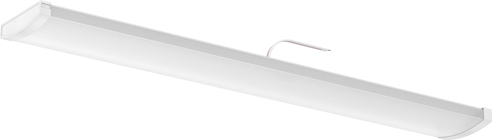 Sargılı Lensli Tavan Lambası, Mikroprizmatik Yarı Şeffaf Lens, 6-7/8" Toplam Genişlik