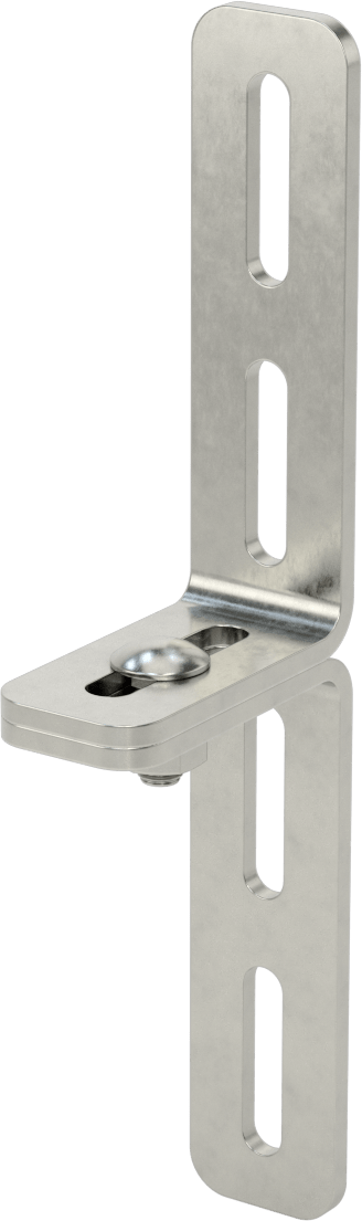 3-1/4" x 10-5/8" x 3/16" İki Parçalı L-Braket — L-Braket, Paslanmaz Çelik, 10 5⁄8"