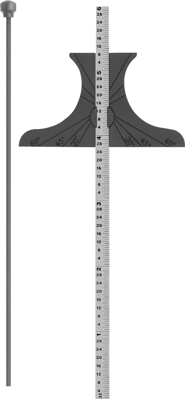 Gauge with Rod
