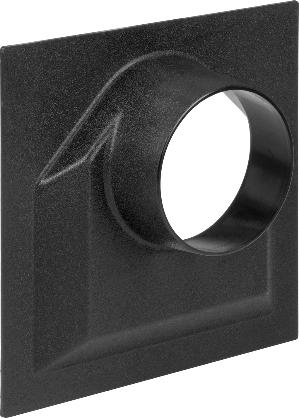 Toz Toplayıcı Kanal Sistemi için 4" Çıkış Dış Çapı x 8-1/4" Uzunlukta Toz Başlığı — Plastik