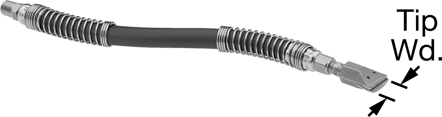 Hava Nozulu, Wd-Hava Akışı Bük ve Sabitle, Çinko, 1/4 NPT Erkek, 13-11/16" Uzunluk