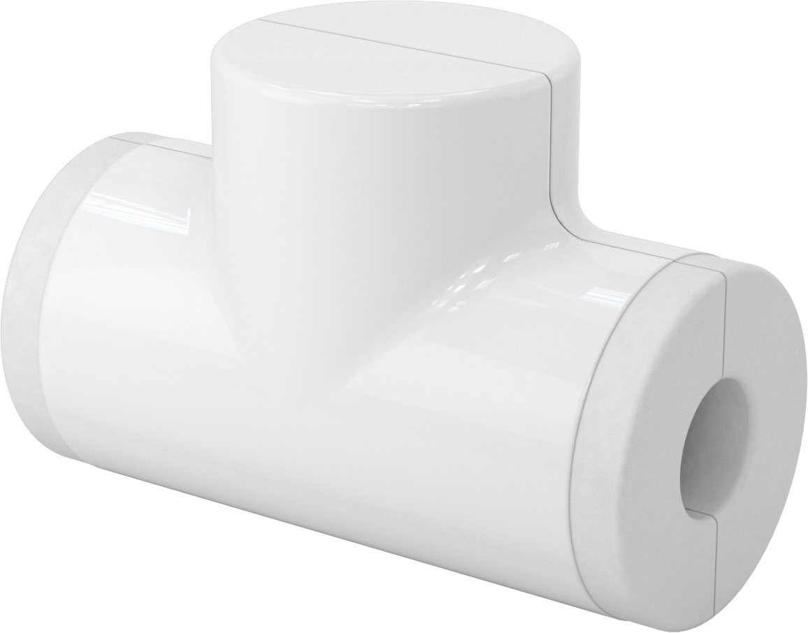 PVC Boru Yalıtım Kılıfı, T, 1-7/8" yalıtım dış çapı için