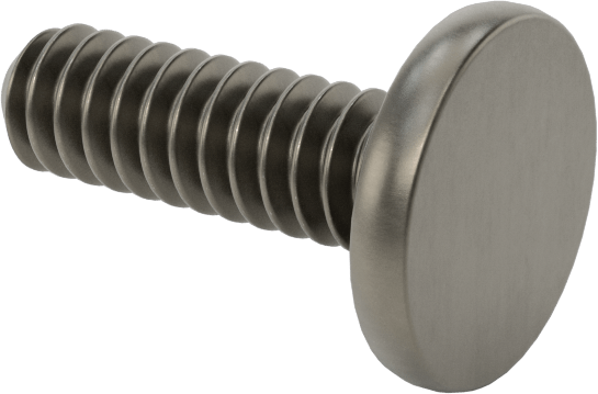 Kaynaklı Saplamalar, Çelik, 6-32 Diş Boyutu, 1/2" Uzunluk, 0.323" Taban Çapı