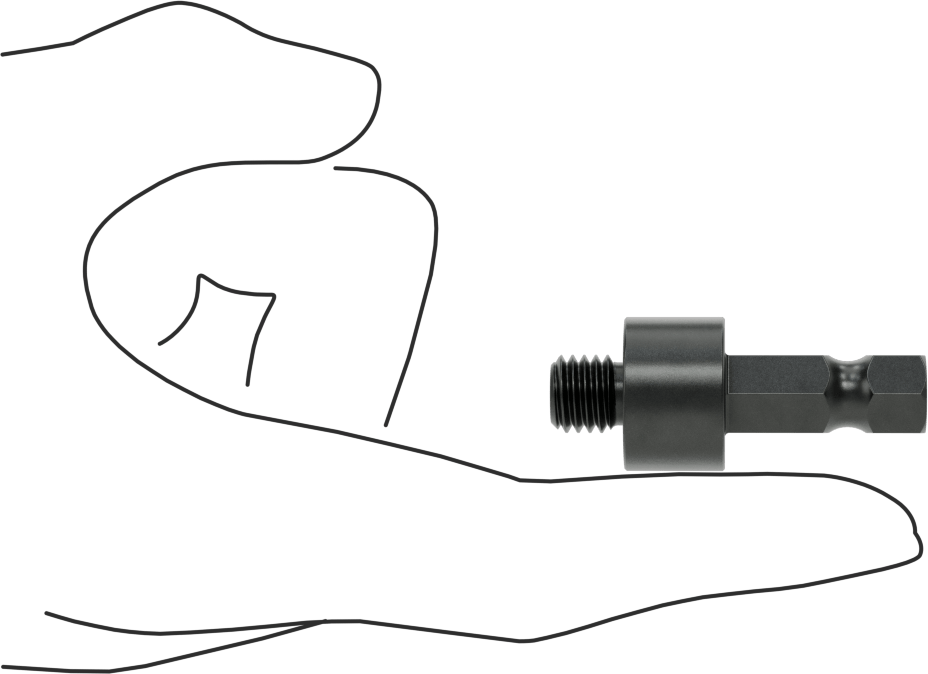 Montaj Ucu, M10 x 1.5 mm Dişli Ekler için