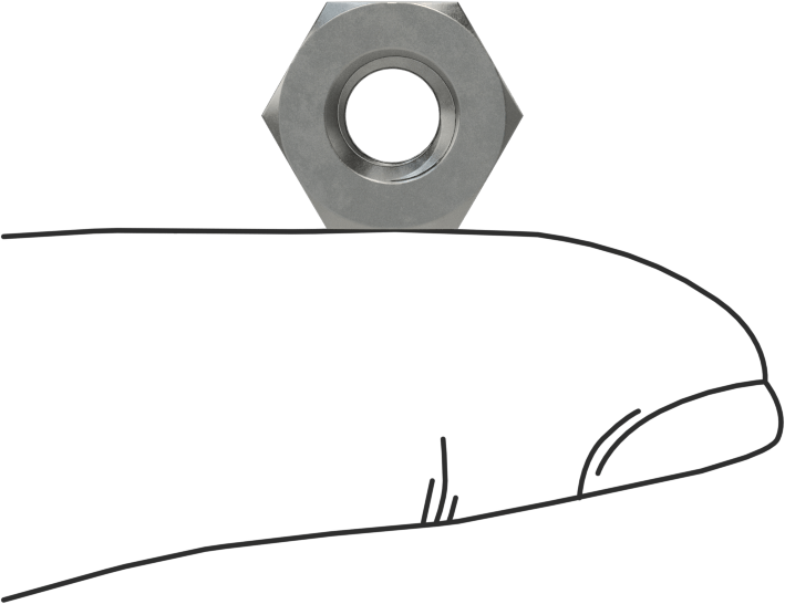 Sol Dişli Altıköşe Somun, Düşük Mukavemetli Çelik, SAE Sınıf 2, 1/4"-20 Diş Boyutu