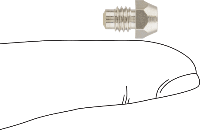 M3-V için Yedek 3/32" Burun Parçası, V-2 Perçin Aletleri