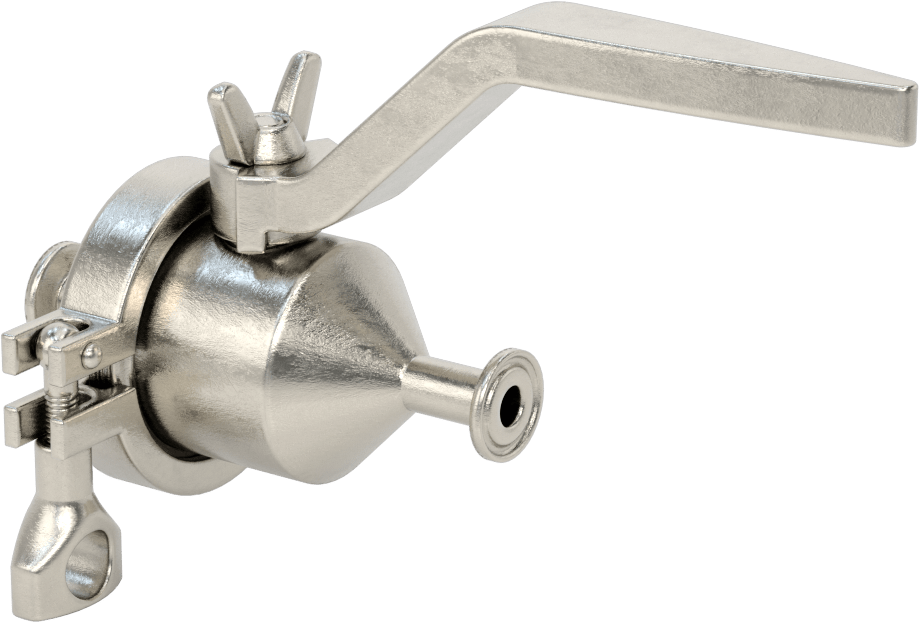 Gıda ve İçecek için Hijyenik Açma/Kapama Vanası, 1/2" Boru Dış Çapı için