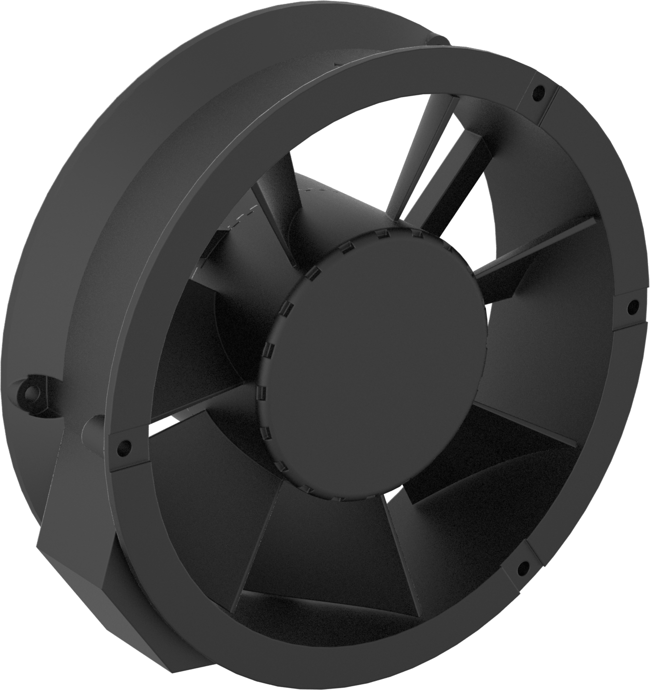 Ekipman Soğutma Fanı, Yüksek Çıkışlı, Yuvarlak, 6.77 inç Çap, 205 CFM Hava Akışı — Yuvarlak, 85V AC ila 265V AC, 50 Hz, 60 Hz