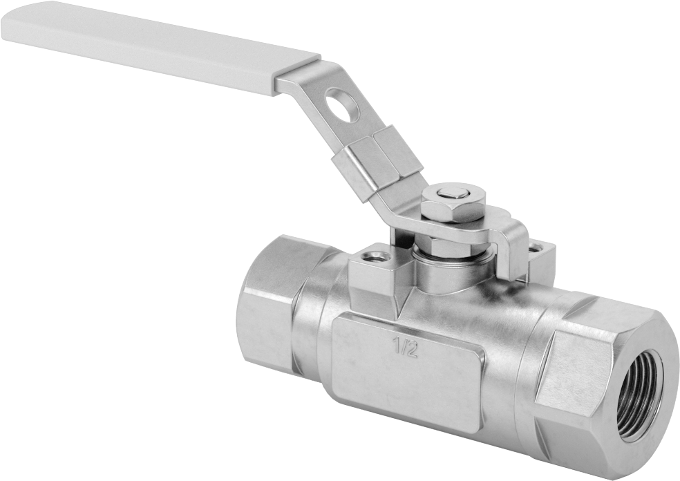 Yakıt için 316 Paslanmaz Çelik Açma/Kapama Vanası, Floroelastomer Conta, 1/2 NPT Dişi, 3600 PSI Maksimum
